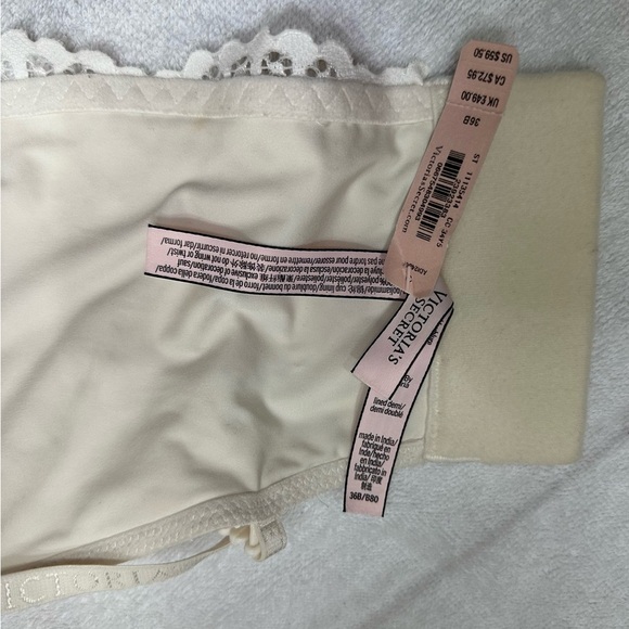 NWT VICTORIA SECRET Elegant White Lace Bustier - Picture 8 of 8